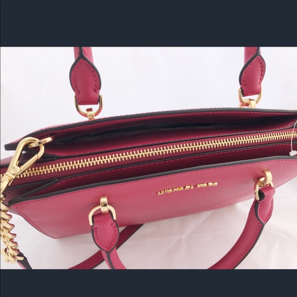 🍒NWT Michael Kors Ellis Large Convertible Satchel - Picture 6 of 8